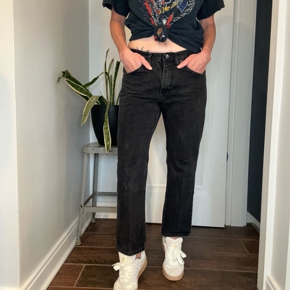 Lee Regular Fit Jeans Men’s 33x30 Black Straight Leg - Picture 3 of 16